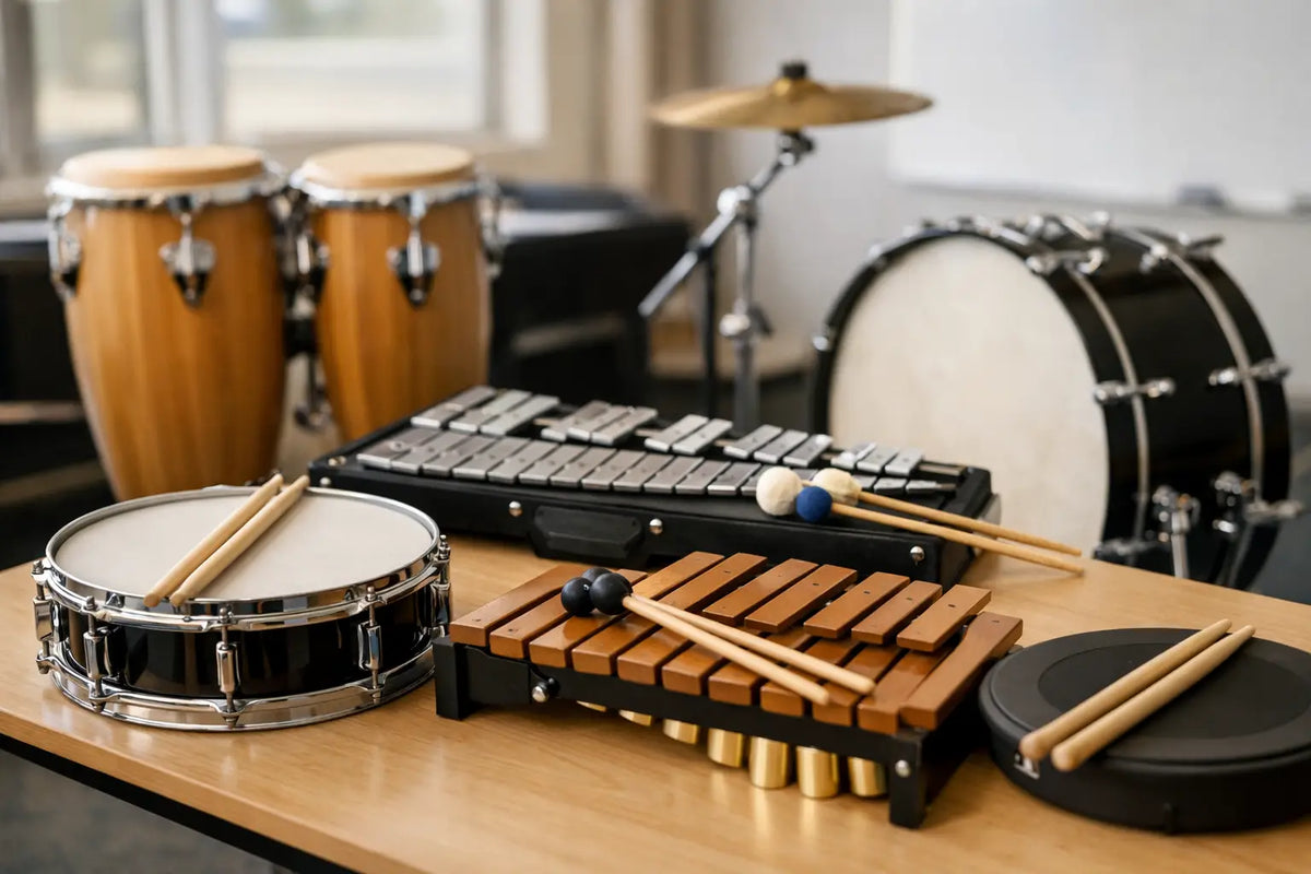 School Percussion Essentials for Beginners