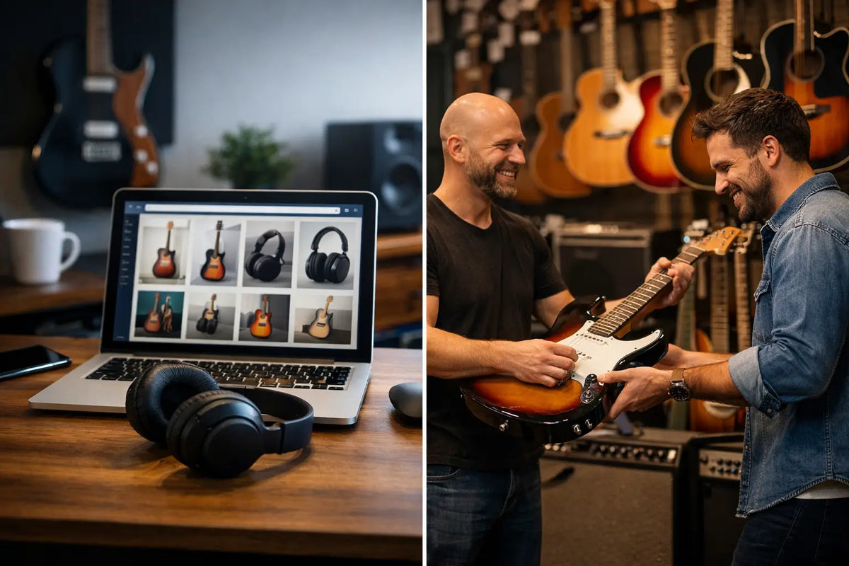 Online Music Store vs Local Shop