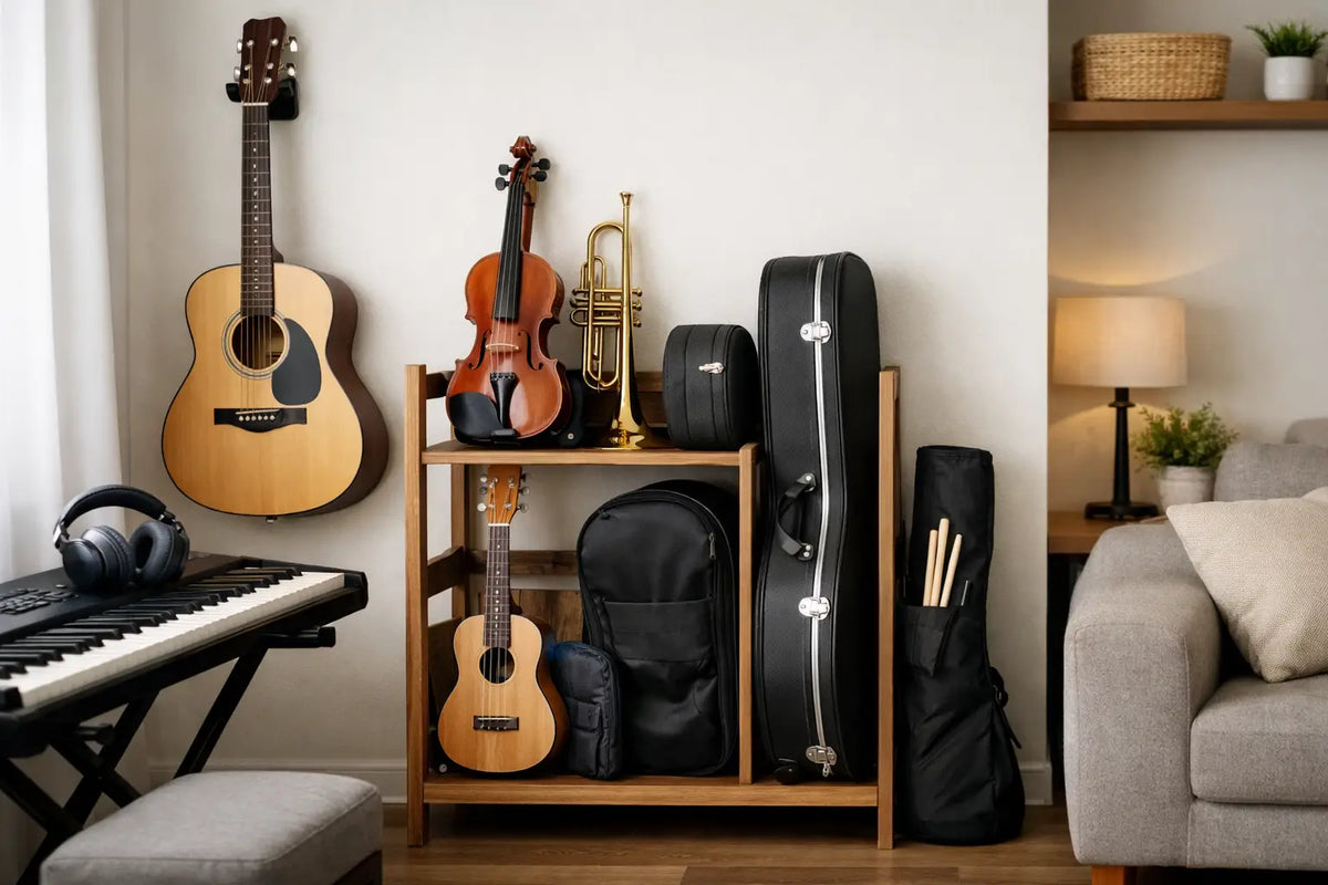 Beginner Instrument Storage Guide for Small Spaces