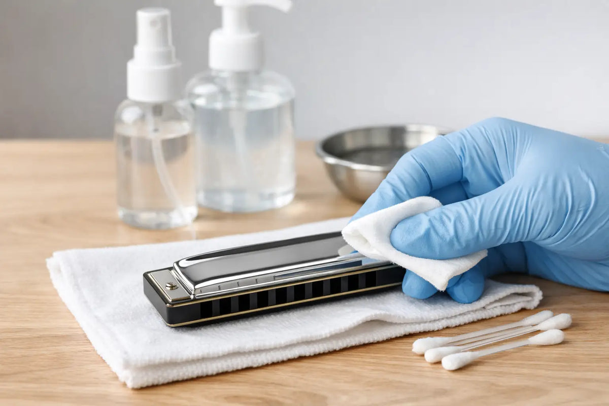 How to Sanitize a Harmonica After Playing