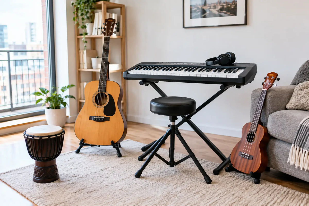 The Best Instruments for Small Apartments