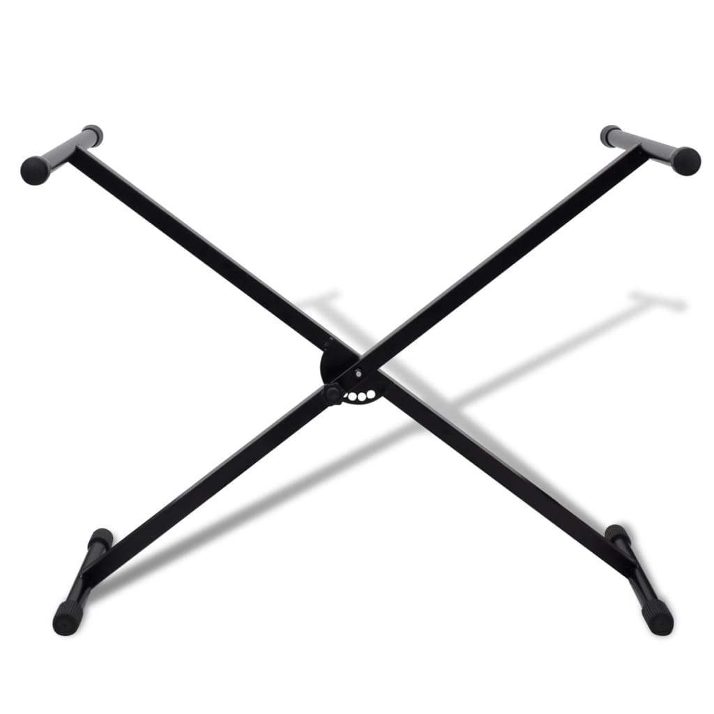 Adjustable keyboard stand and stool set