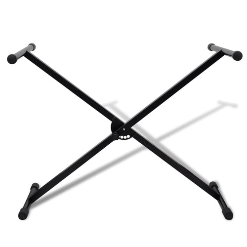 Adjustable keyboard stand and stool set