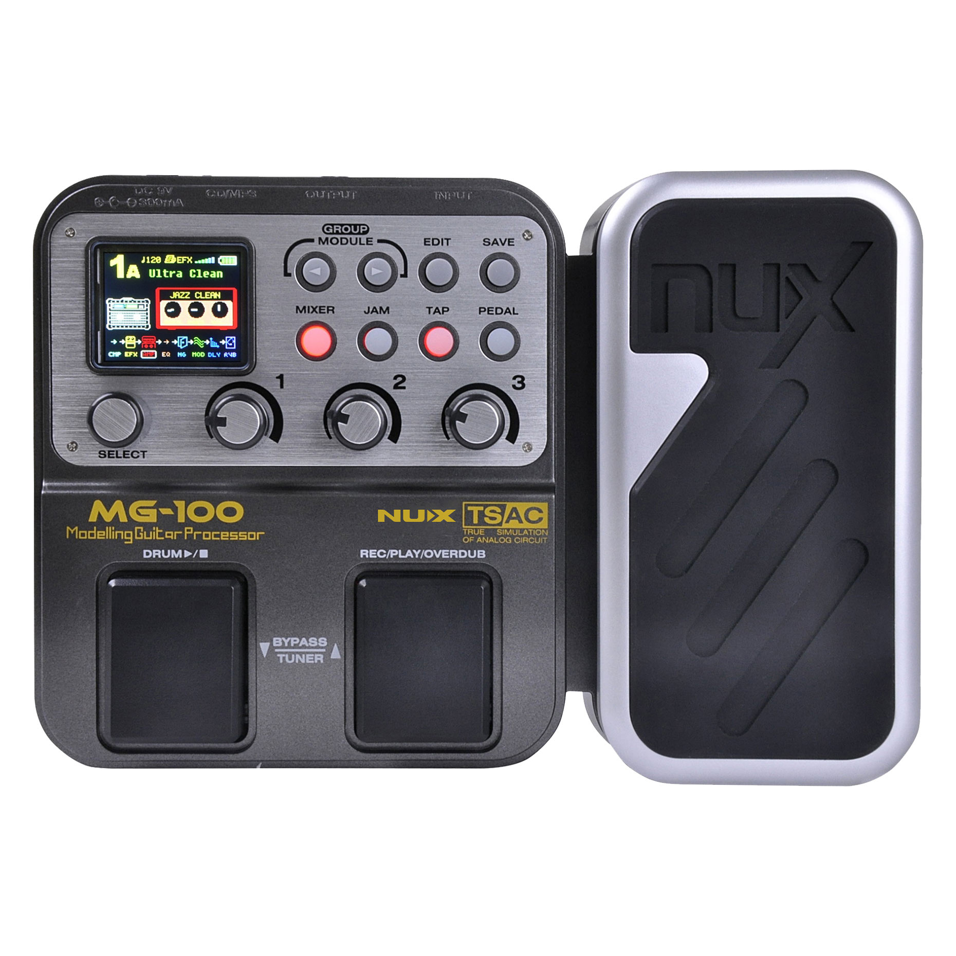 Integrated electric guitar effects