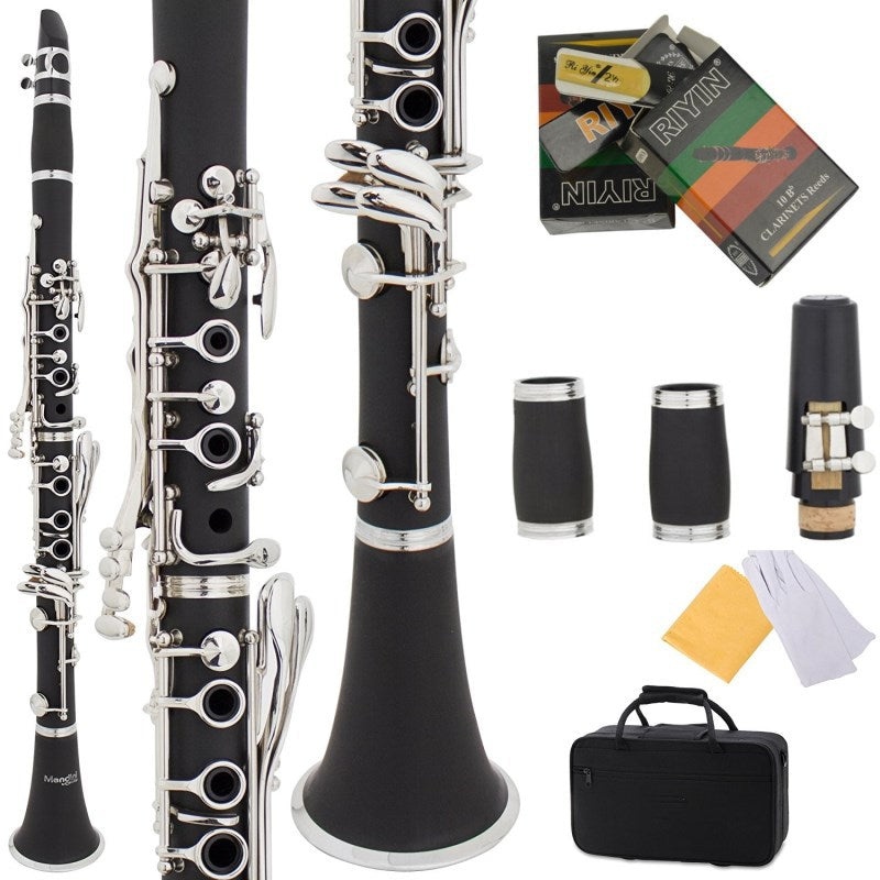 B Flat 17 Keys Bakelite Clarinet With Luggage