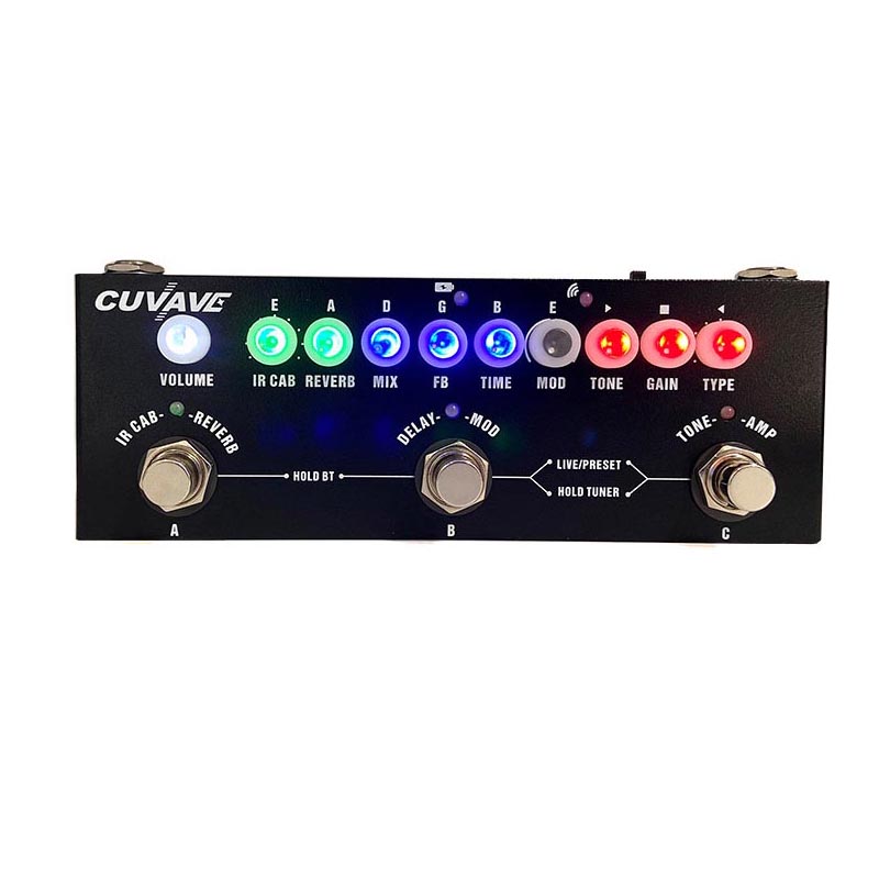 Electric Guitar Effector Single Multifunctional Portable Mobile Phone Recording Combination Integrated Effector Built-In Sound Card Internal Recording