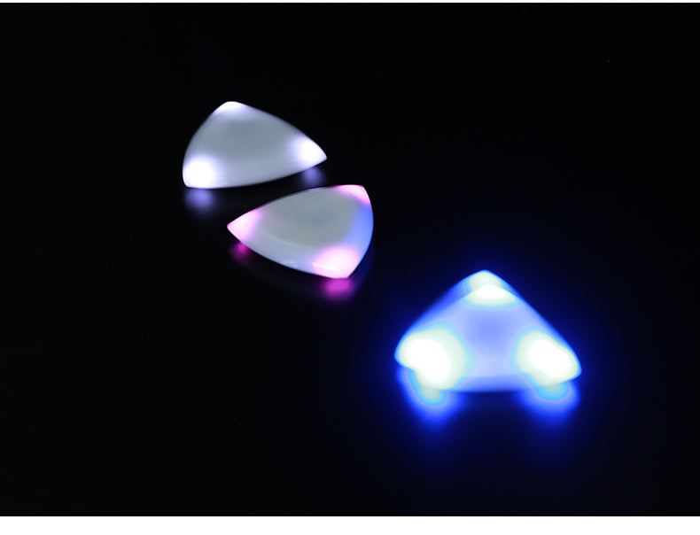 Japanese LED Lightning Touch Luminous Big Triangle Guitar Bass Pick