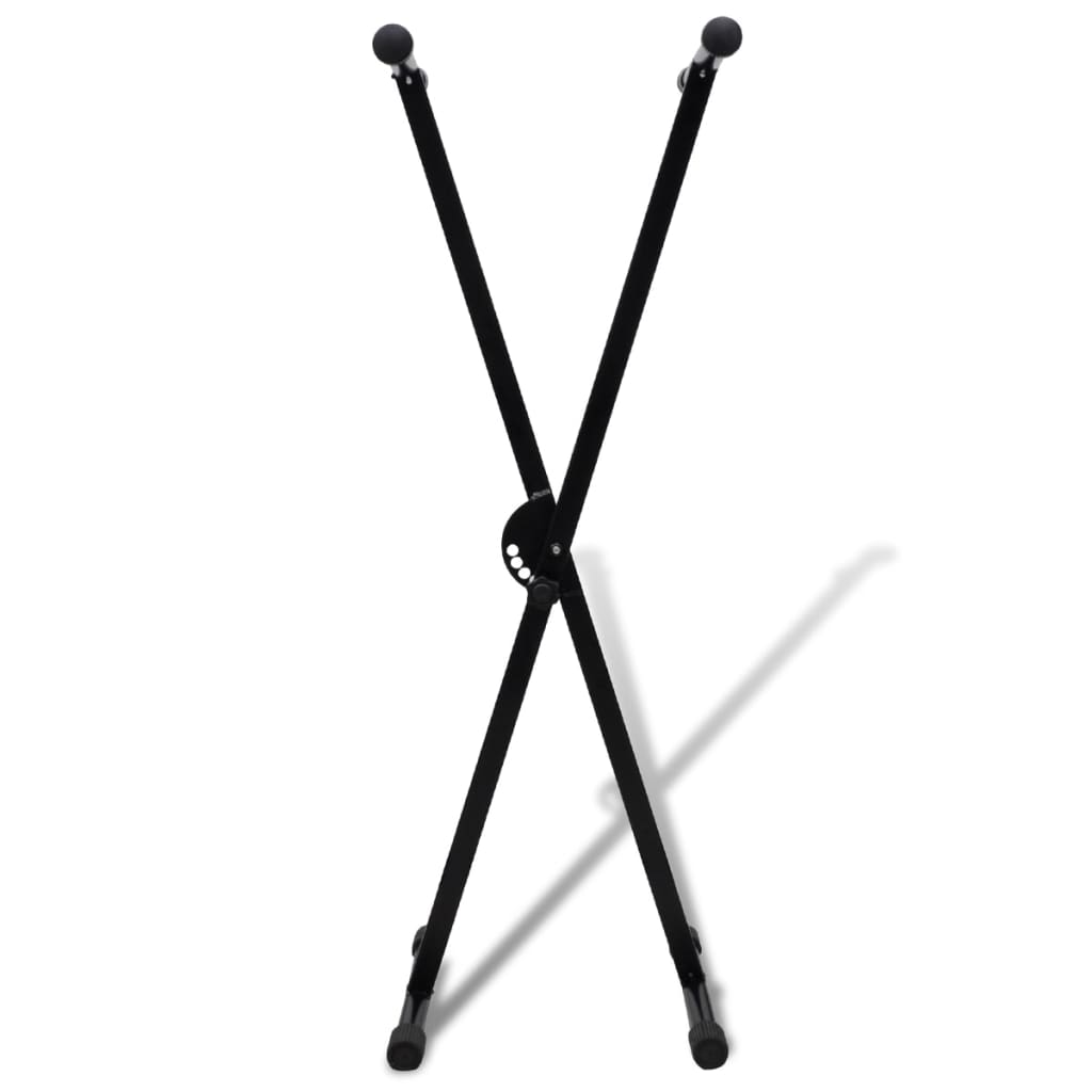 Adjustable keyboard stand and stool set
