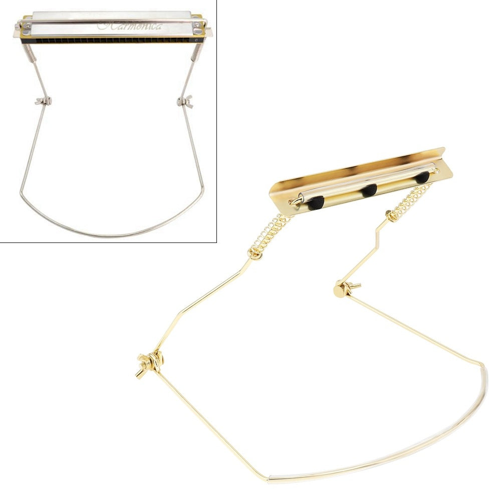 10 Empty Harmonica Musical Instrument Metal Bracket