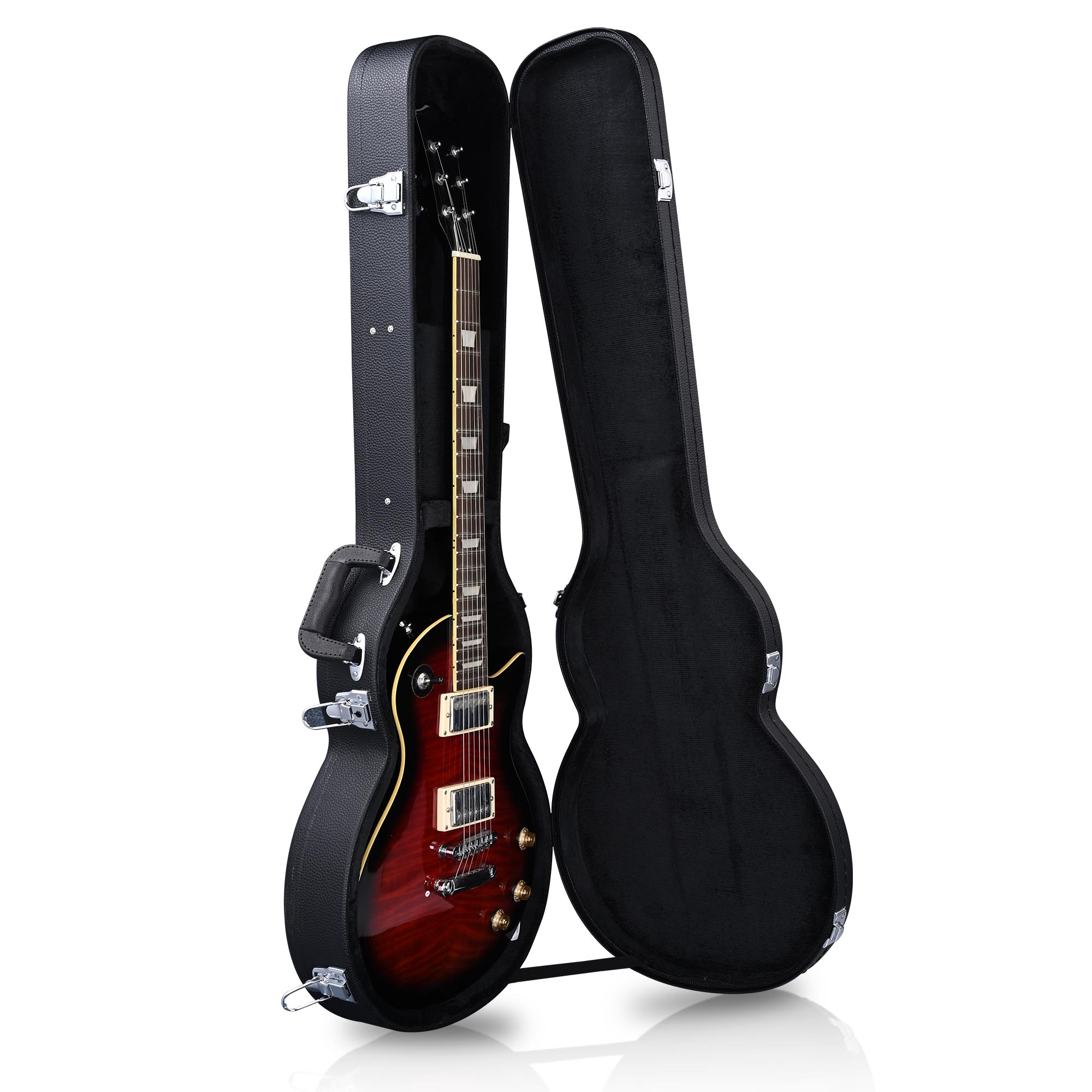Folk Guitar Outer Box, Made Of Hard Plywood Wrapped In PU Leather, Not Shipped On Weekends