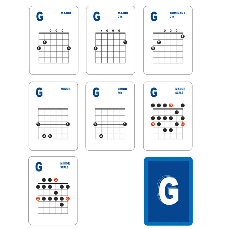 49 Six-string Electric Guitar Chord Spectrum Chord Chart