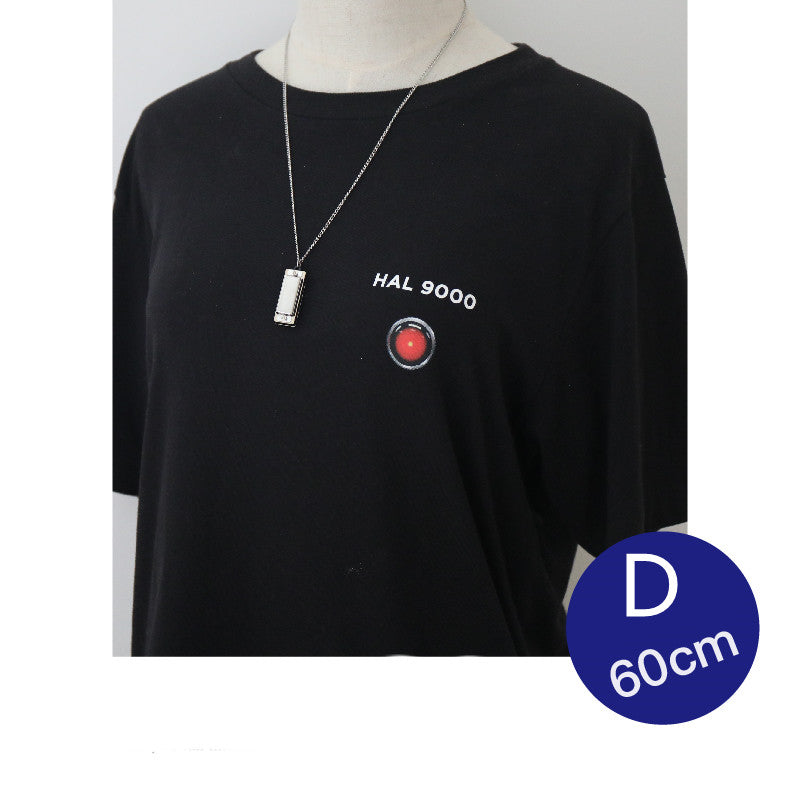 Harmonica Necklace That Can Be Blown, Cool, Literary And Artistic Whistle Couple Pendant Chain