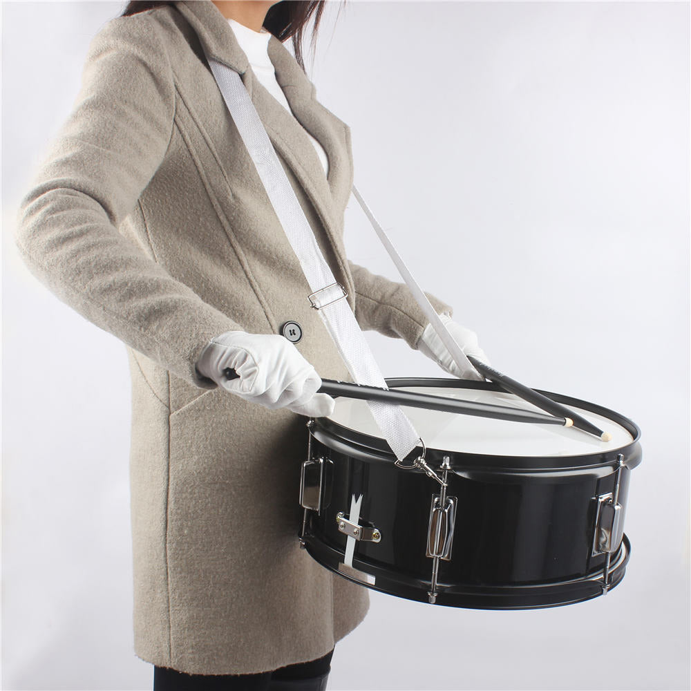 14x5.5 Inch Professional Snare Drum Black