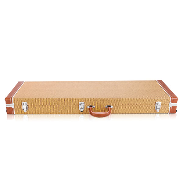 High Grade Electric Guitar Square Hard Case Flat Yellow