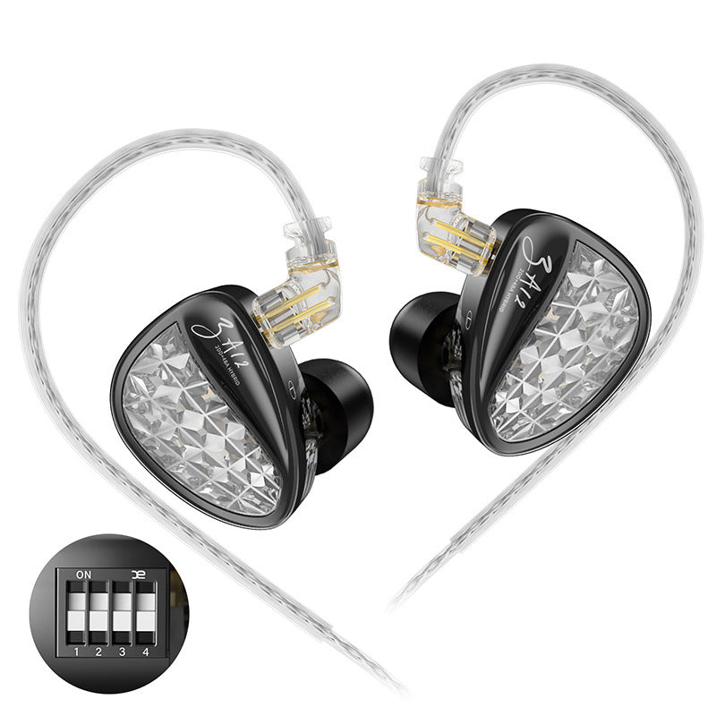 Adjustable Voice Iron Monitor HIFI In-ear Changeable Earphone