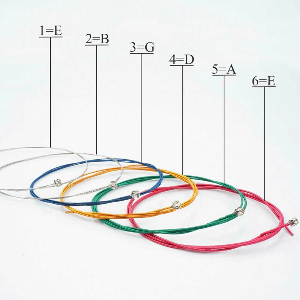 3 Sets Of 6 Guitar Strings Replacement Steel String For Acoustic Guitar 1st-6th
