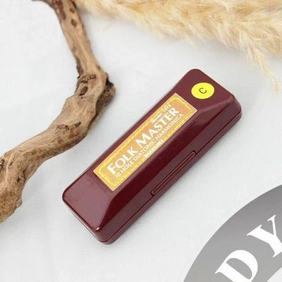 Ten hole blues harmonica