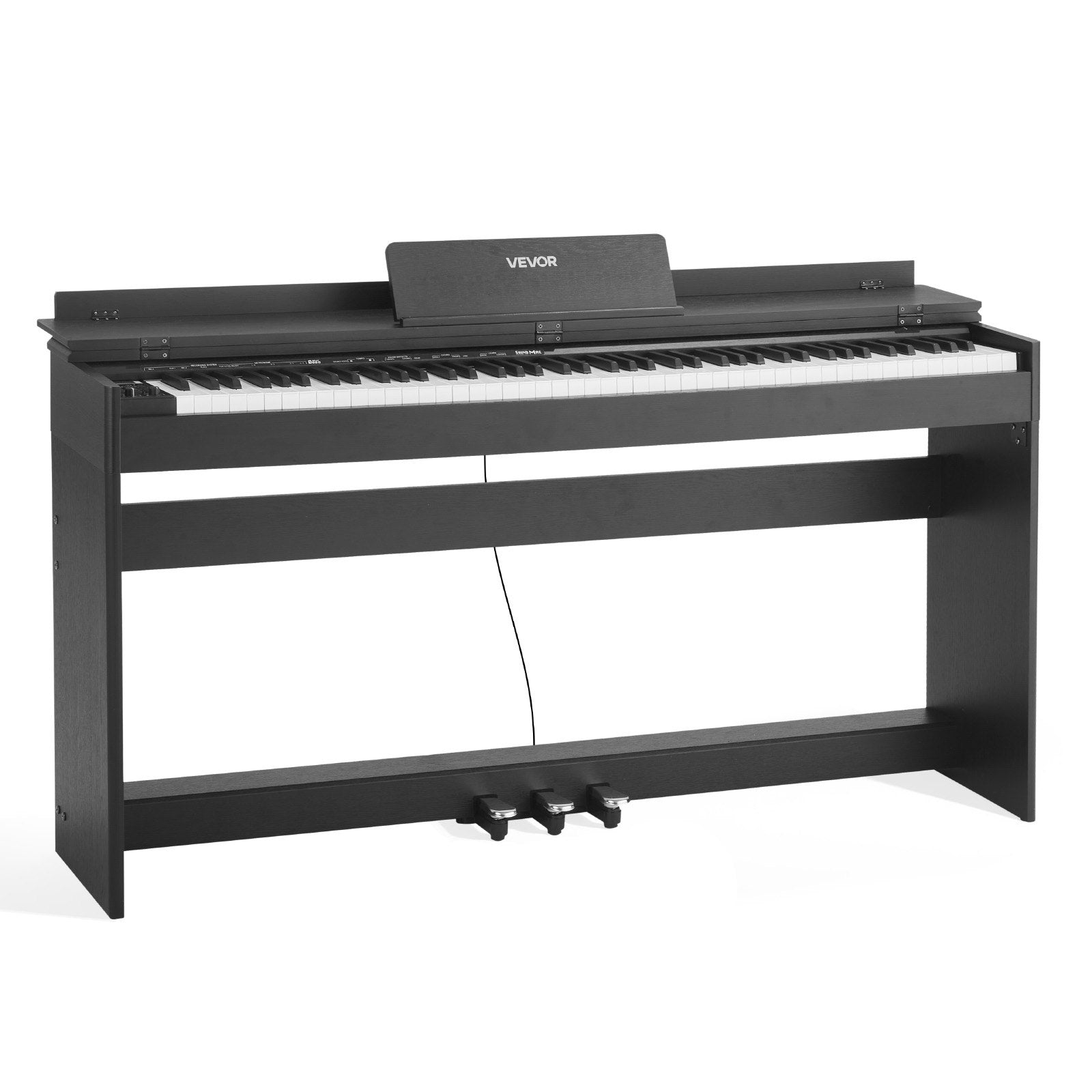 Digital Piano 88 Keys Full-Weighted Touch-Sensitive E-Piano With Furniture Stand Power Supply