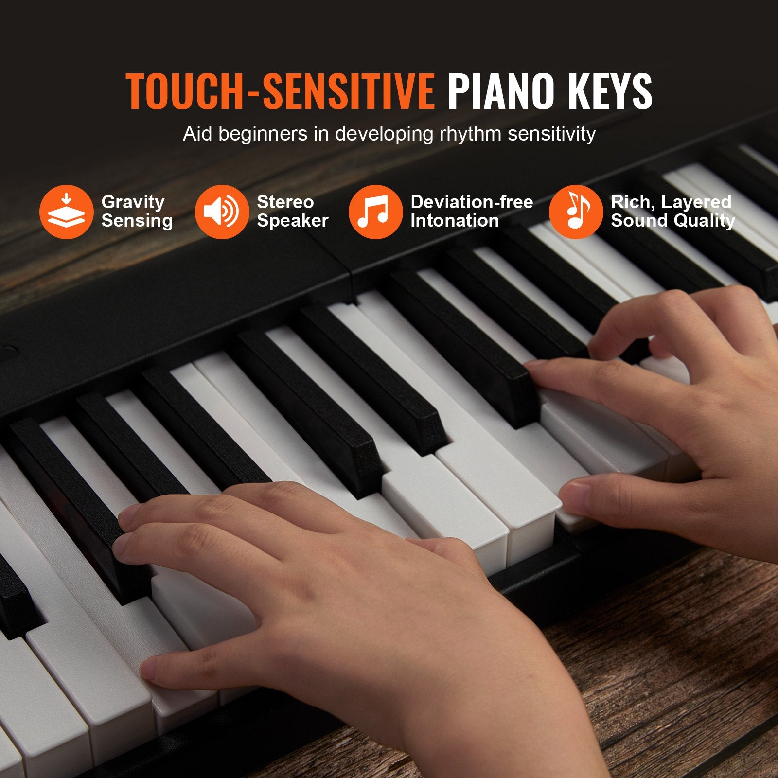 88 Key Folding Keyboard Piano, Bluetooth &amp; MIDI, Portable Electronic Digital Foldable Piano With Stand Sustain Pedal Bag Touch Sensitive Keys, Rechargeable For Beginners Teens Adults, Black