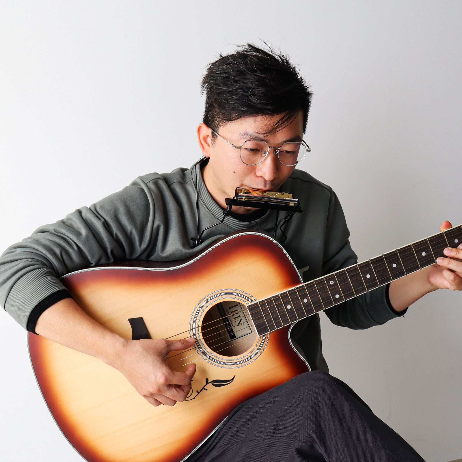 10 Empty Harmonica Musical Instrument Metal Bracket