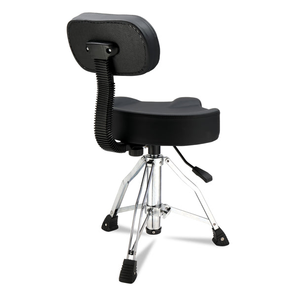 Adjustable Black Drum Stool With Hydraulic Function By Shoulder Strap