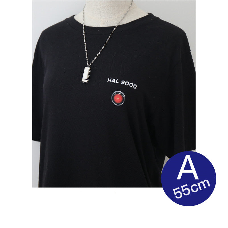 Harmonica Necklace That Can Be Blown, Cool, Literary And Artistic Whistle Couple Pendant Chain