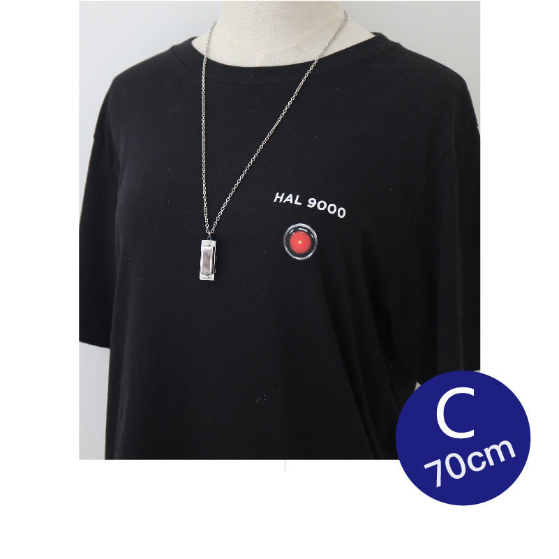 Harmonica Necklace That Can Be Blown, Cool, Literary And Artistic Whistle Couple Pendant Chain
