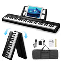 61 Key Half Hammer Keyboard, Portable And Foldable, Black Electronic Keyboard,  Prohibited From Selling AM