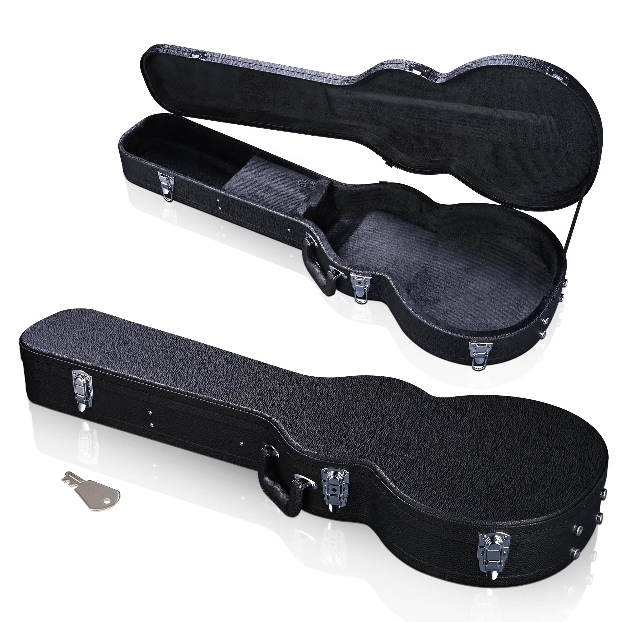 Folk Guitar Outer Box, Made Of Hard Plywood Wrapped In PU Leather, Not Shipped On Weekends