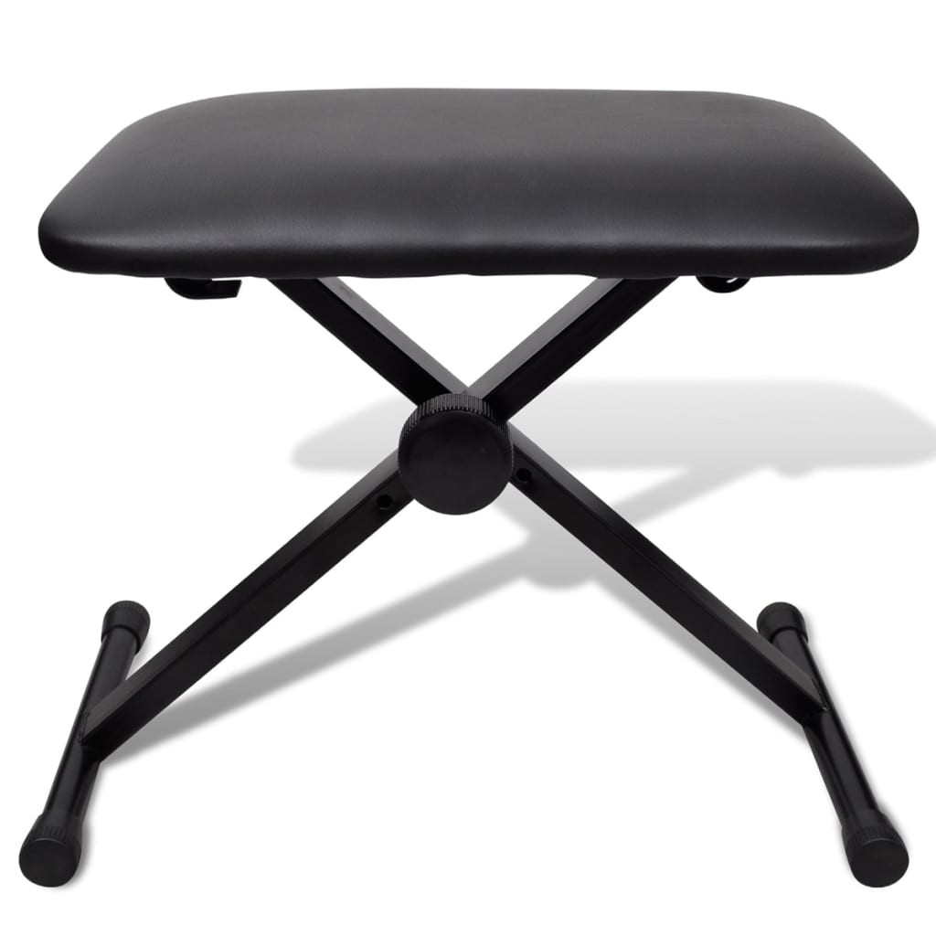 Adjustable keyboard stand and stool set