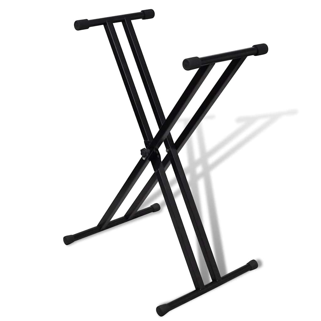 Adjustable Double-Reinforced Keyboard Stand X-Frame